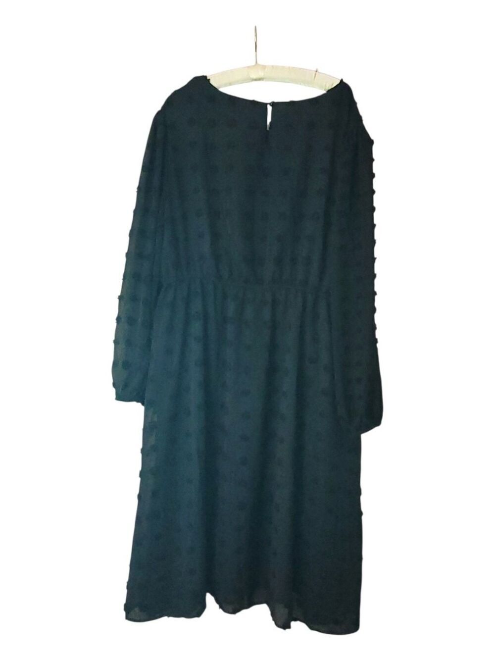 In'Voland Whimsigoth Swiss Dot A-line Midi Dress 22W - Picture 3 of 6
